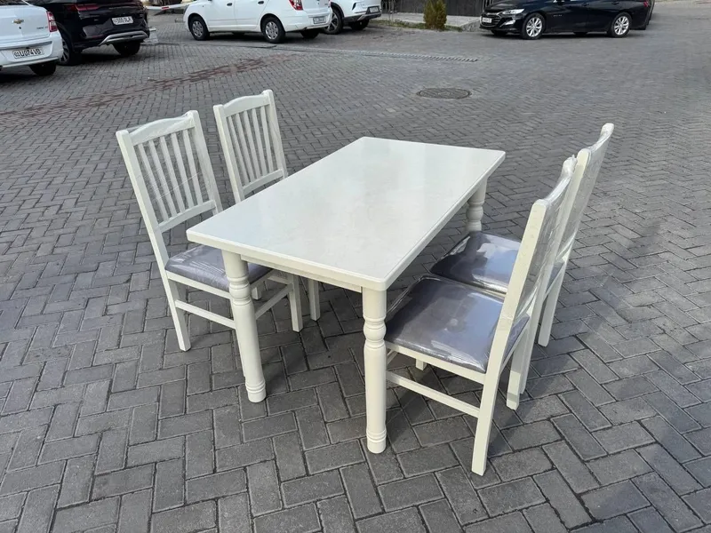 Stol stul, стол стул, yogʻoch stol stul,деревянный стол и стул — фото 4