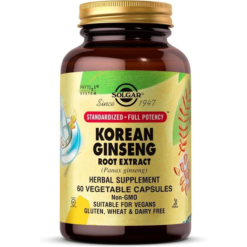 Экстракт корня корейского женьшеня Solgar Korean Ginseng Root Extract. — фото 1