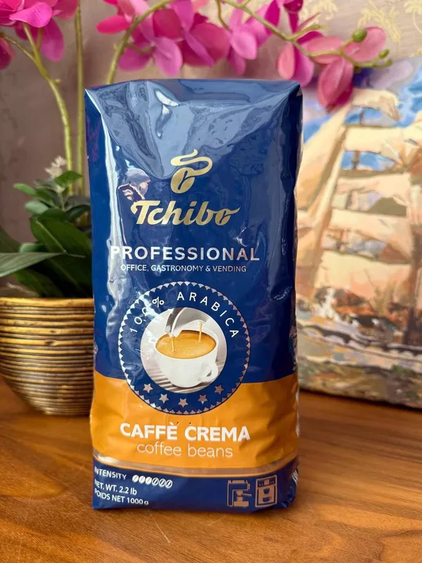 Tchibo Professional Caffe Crema donli qahva 1 kg 2 Tchibo Professional Caffe Crema donli qahva 1 kg 2