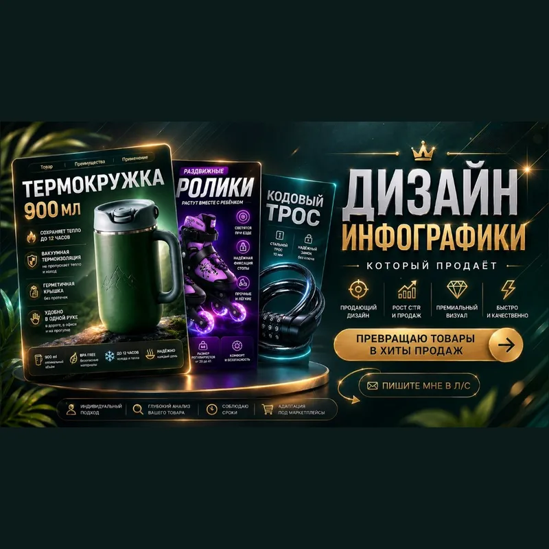 Оформлю карточку товара для Wildberries и Ozon