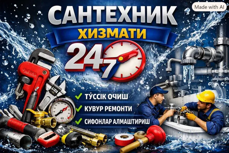 Срочно сантехник Тез универсал уста Услуги сантехник мастер на все рук Срочно сантехник Тез универсал уста Услуги сантехник мастер на все рук