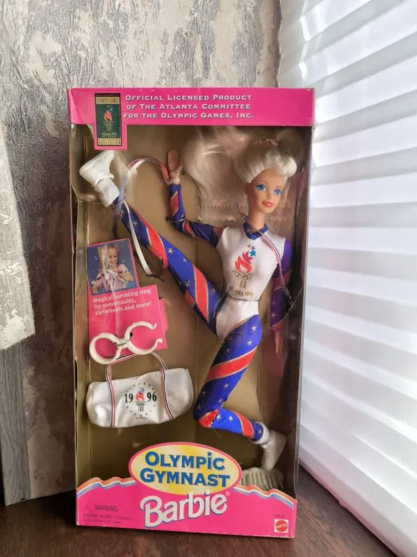Barbie olimpic gymnast 1996 год оригинал — фото 4