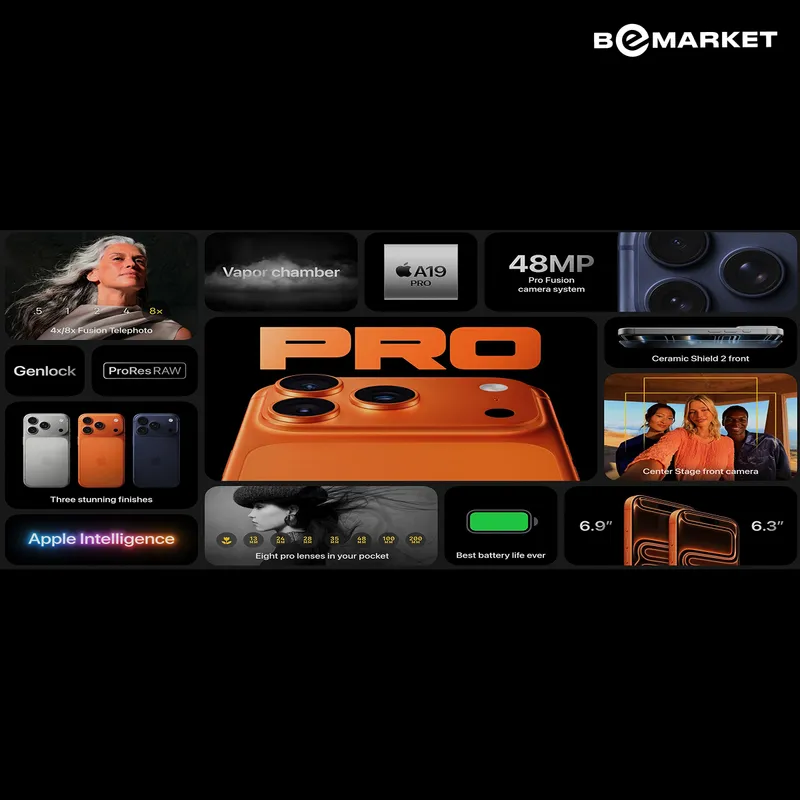 Apple iPhone 17 Pro Max, Cosmic Orange, 12/512 GB — фото 1