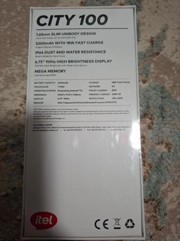Itel City100 2 Itel City100 2