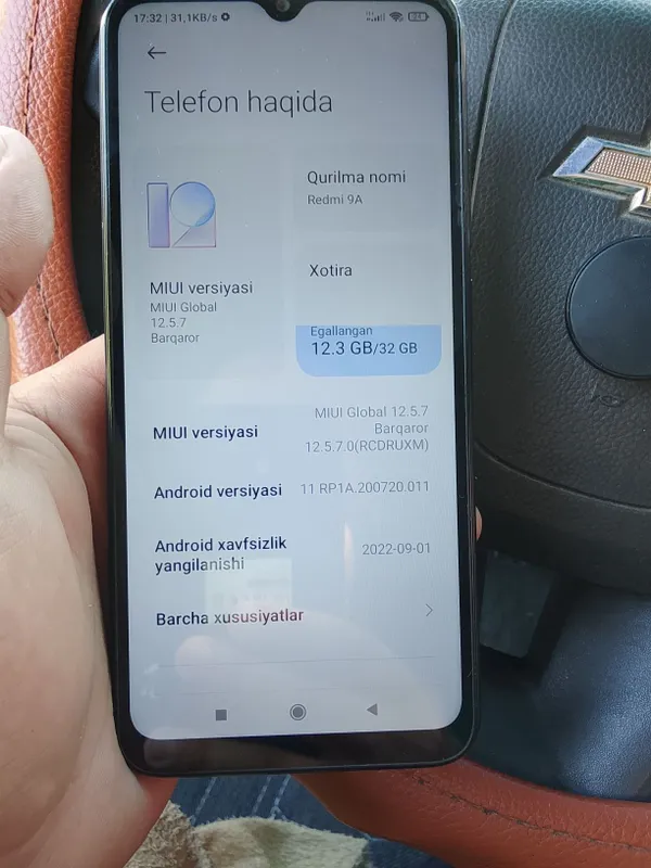 Redmi 9a 3/32 GB sotiladi 3