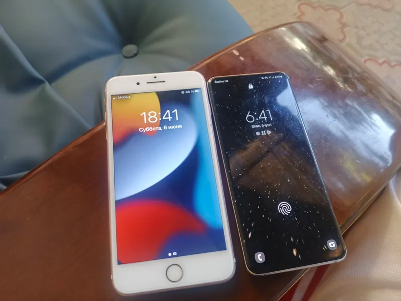 Samsung es 20 blan ayfon 7+ obmen bor