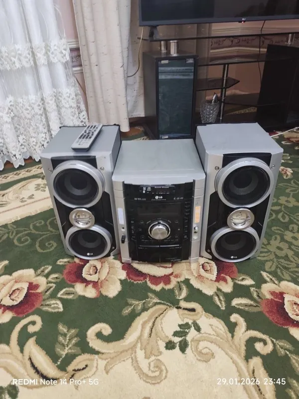 LG музыкальный центр жуда кучли чкаради 3500w тали
