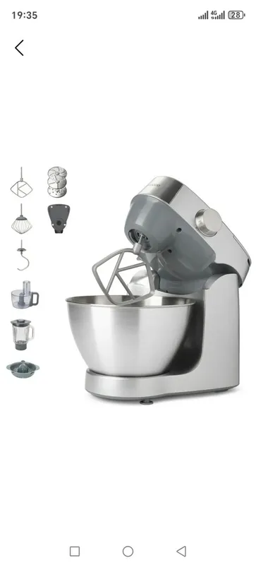 Кухонный комбайн KENWOOD • Планетарная система смешивания • Чаша из