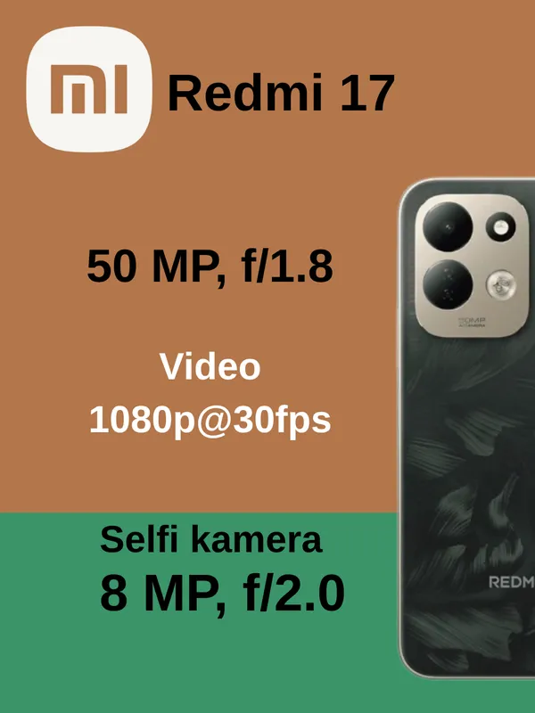 Redmi 17 Новый 2026 В продаже 4/128, 4/256, 8/256 3