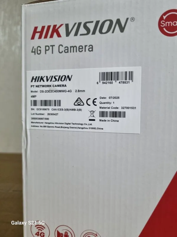 Hikvision PTZ 4G kamera simkarta 4MP DS-2DE2C400MWG-4G — фото 2