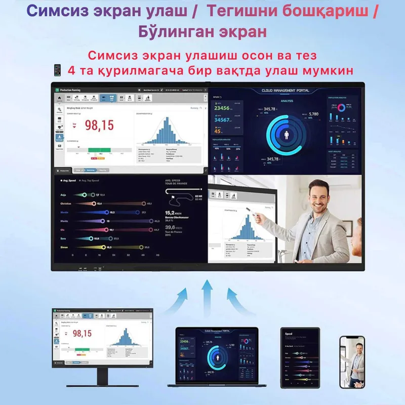 75 dyuymli interaktiv panel 1