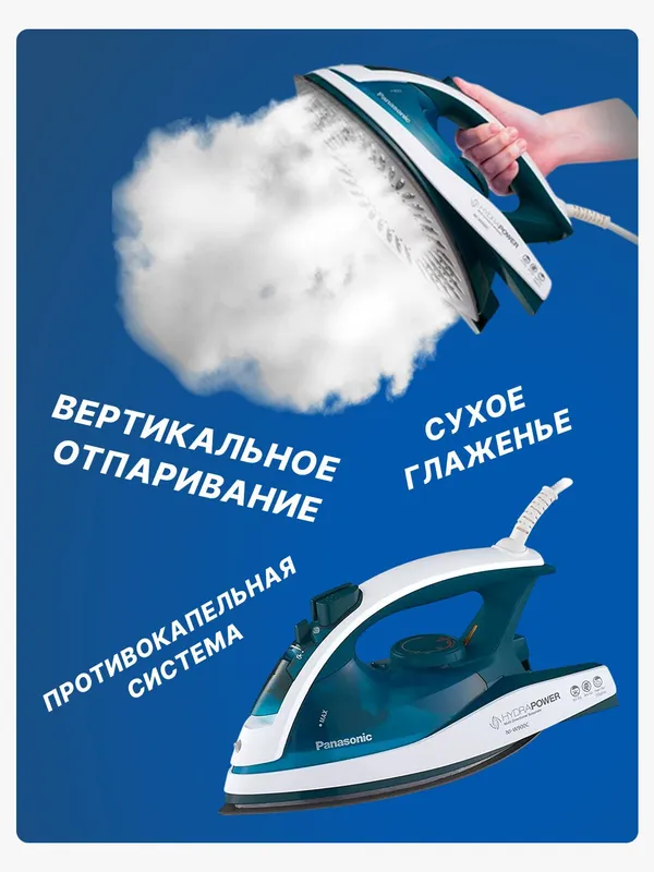 Паровой утюг Panasonic NI-W900CMTW — фото 1