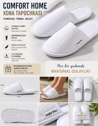 Тапочки одноразовые — отели, SPA, салоны | оптом — фото 2