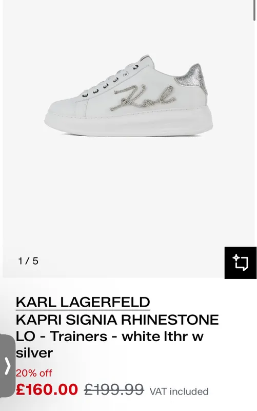 Karl Lagerfeld кроссовки — фото 4