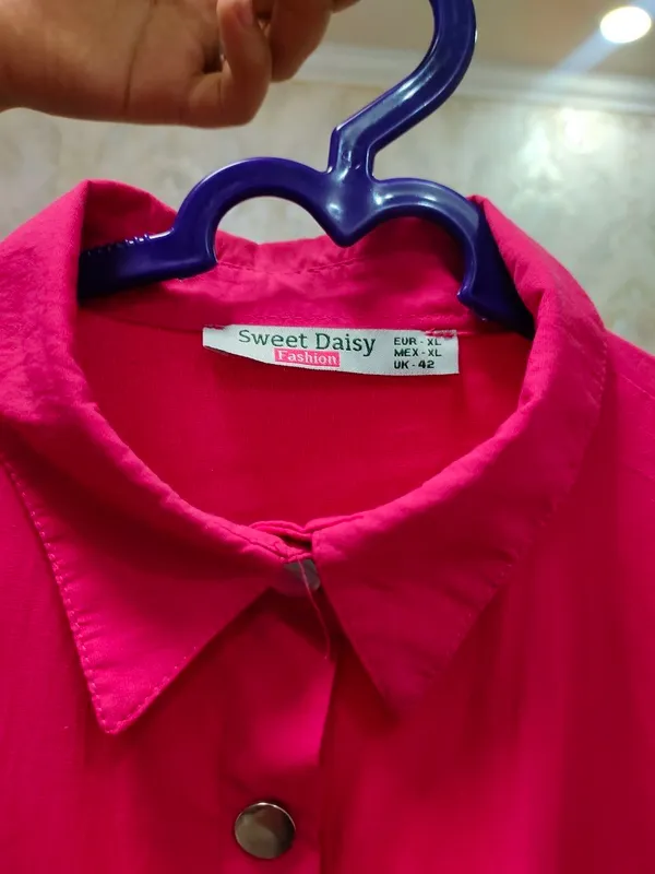 рубашка размер: xl цвет: малина 2
