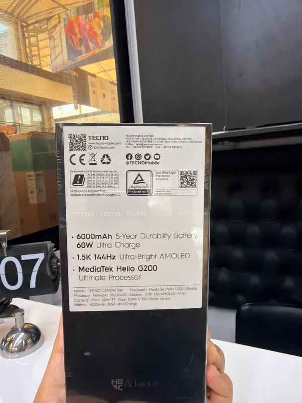 Tacno Camon Slim 3 Tacno Camon Slim 3