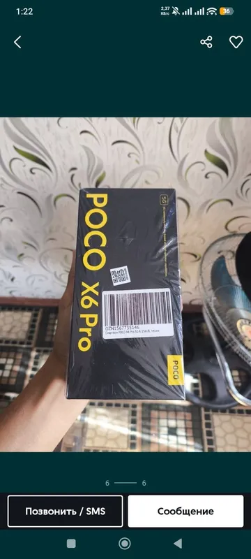 Poco x6pro 12+12 512 ligi holati ideal karopkasi yug