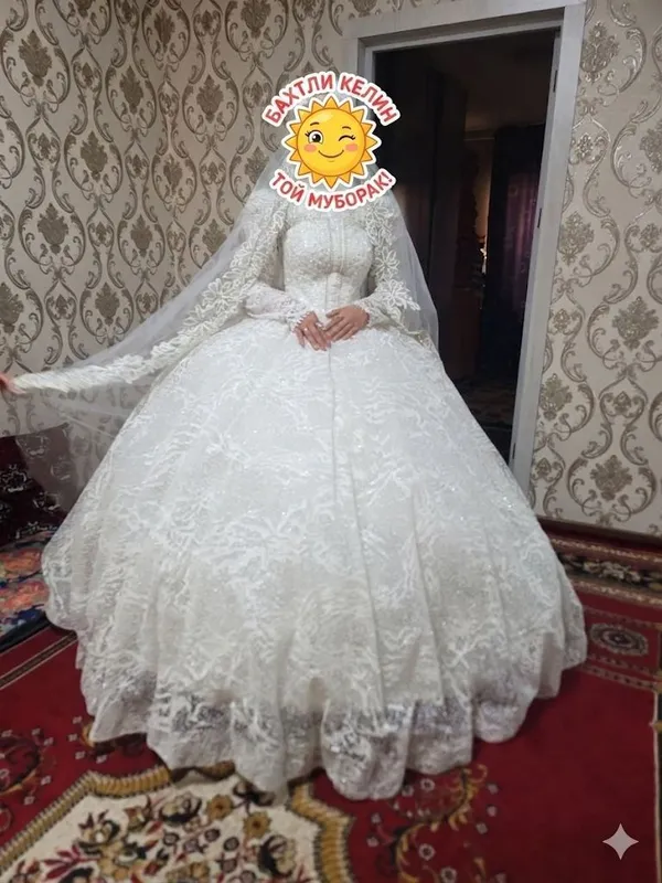 arzon narxda yangi kelin ko'ylak sotiladi