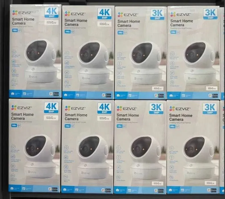 Ezviz kameralar: H1C, H6C G1 8mp, CB1, C6N G1 5mp-8mp, EB8 4g solar, 6