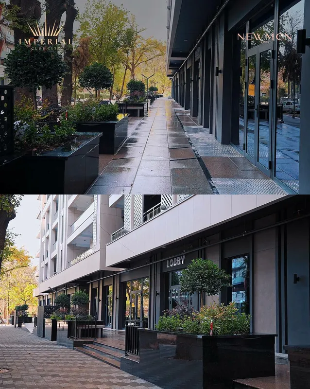 2-комнатная квартира, ЖК Imperial Club City (Юнусабад), 12/14, балкон, вид во двор — фото 6
