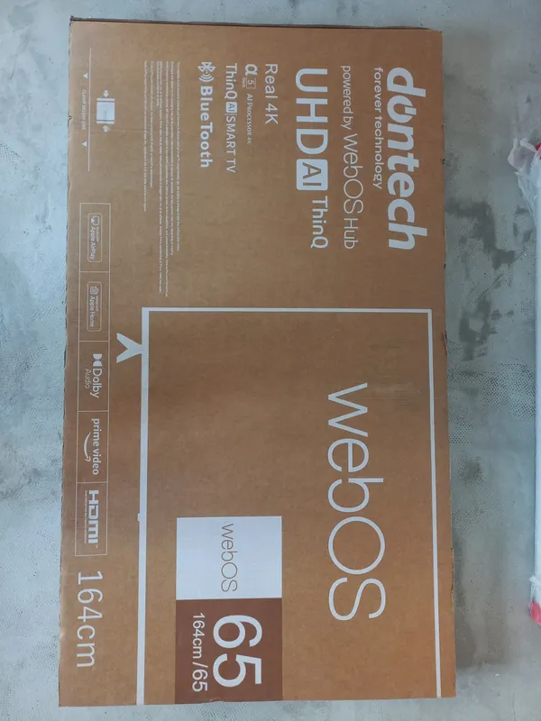 Dontech Webos 65  yangi ishlatilmagan WF smart — фото 1