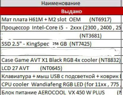 Компьютерный набор для офиса и игр i5-2400/8GB/SSD — фото 3