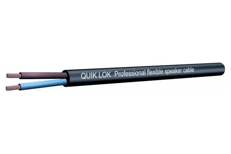 Кабели «Sommer Speaker Cable» и «Quik Lok», колонки «Technics» — фото 1