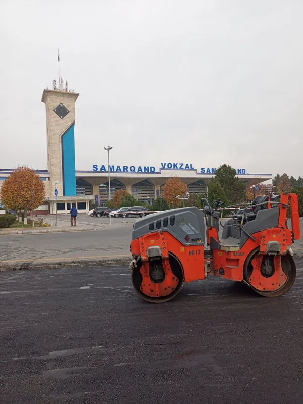 Asfalt xizmati Samarqand boʻylab