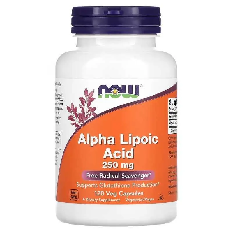 NOW Foods NOW Alpha Lipoic Acid alfa-lipoik kislota alfa alfa 5 NOW Foods NOW Alpha Lipoic Acid alfa-lipoik kislota alfa alfa 5