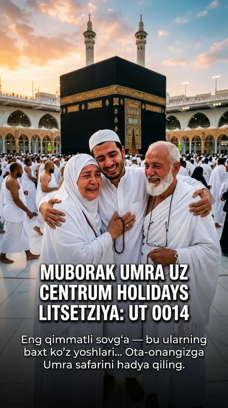 Centrum Holidays Билет Умра Yunusobod Ziyorat Muborak Umra Tur Paket 1 Centrum Holidays Билет Умра Yunusobod Ziyorat Muborak Umra Tur Paket 1