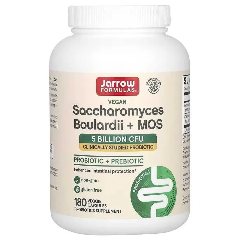 Jarrow Saccharomyces Boulardii сахаромицеты Буларди манноолигосахариды — фото 2