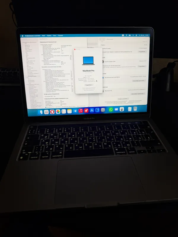 MacBook Pro M1 13,3” 16/1TB sotiladi 3
