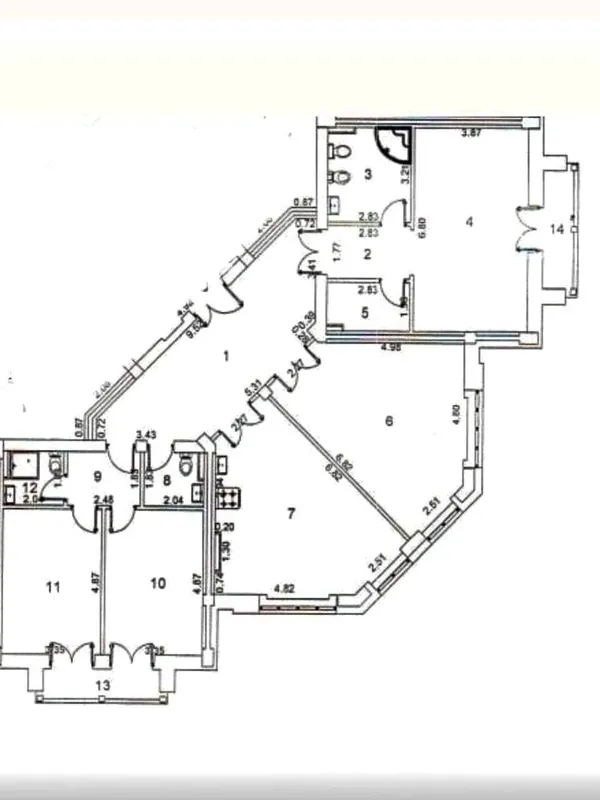 Yunusobod tumanida 188 m² li 4 xonali kvartira sotiladi 8