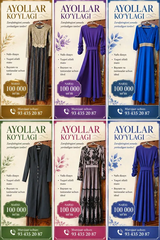 Ayollar ko'ylaklari