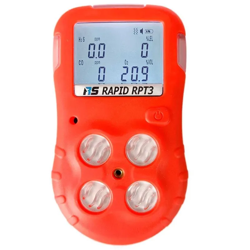 газоанализатор CH4-CO-H2S-O2 четырехканальный Rapid Portable RPT3 — фото 3