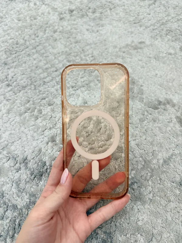 Прозрачный MagSafe-чехол для iPhone 16 про✨