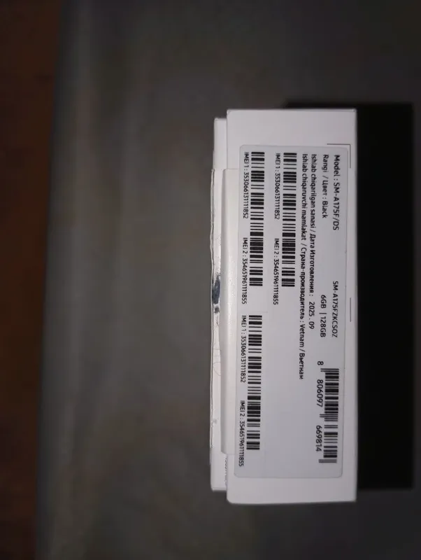 Samsung A17 kafolat bilan 3 Samsung A17 kafolat bilan 3