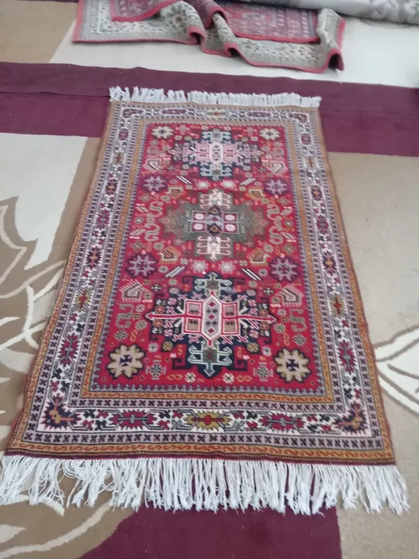 Ковер ручной работы из шерсти (1,00 x 1,80 м) 1