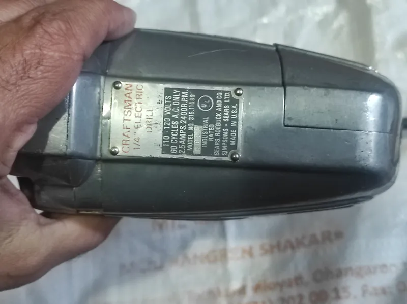 Продам винтажную дрель Sears Craftsman 5 Продам винтажную дрель Sears Craftsman 5