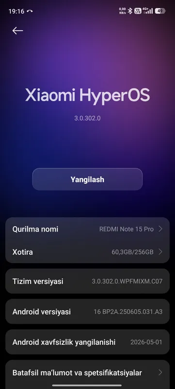 Redmi not 15 pro 1