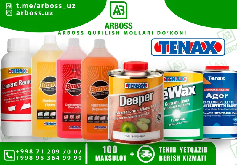 TENAX maxsulotlari OPTOM narxlarda