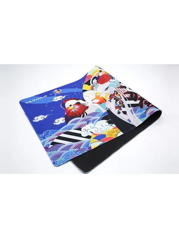 Коврик для мышки Varmilo mousepad Lovebirds Blue, 900x400x4мм — фото 4