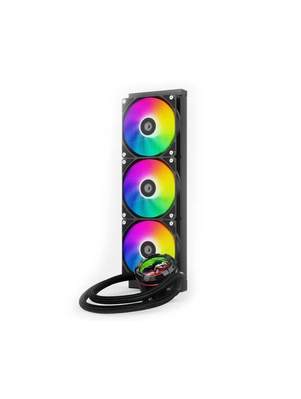 ' Система жидкостного охлаждения ID-Cooling SPACE SL360 XE BLACK — фото 1