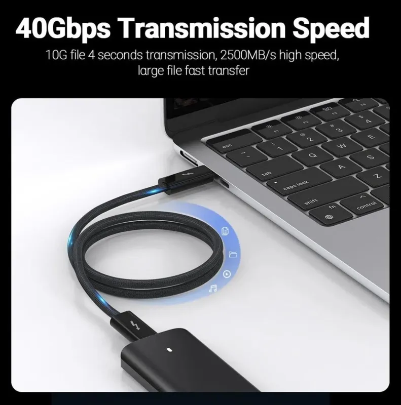Кабель/ Kabel 240w Thunderbolt 4 1.8m 3