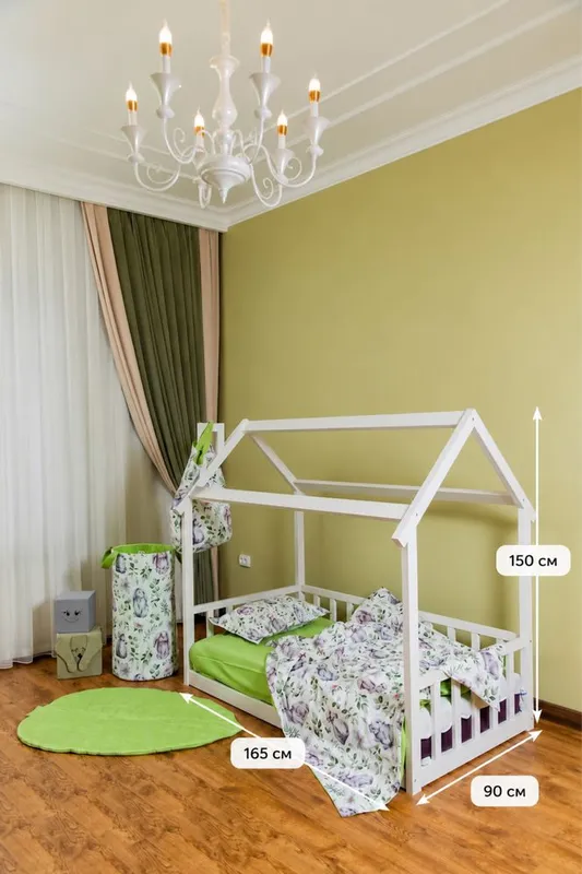 Детская кроватка ДОМИК 1