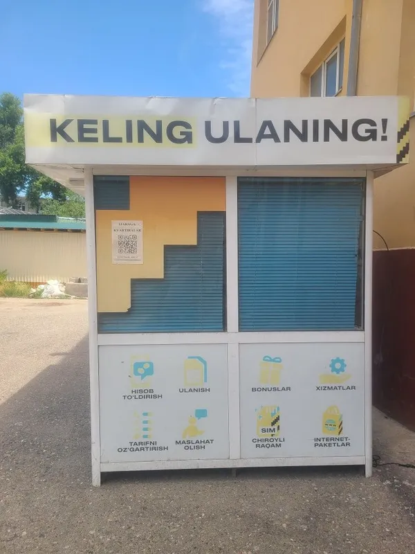 Tayyor biznes uchun ko'chma kiosk / Paynet va Mobil shoxobcha budkasi