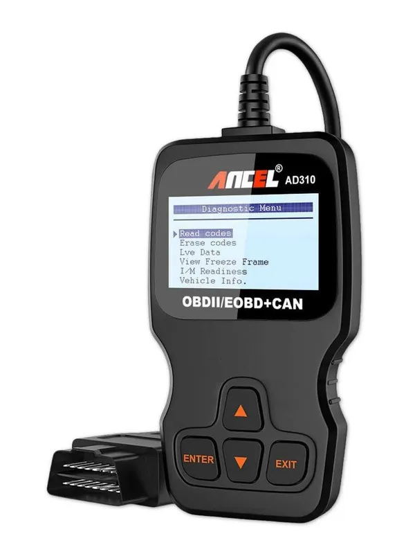 Диагностический сканер OBD2/EOBD Ancel AD310 – универсальный авто — фото 3