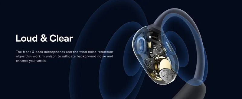 Baseus Eli OPEN EAR новые спортивные беспроводные наушники — фото 5