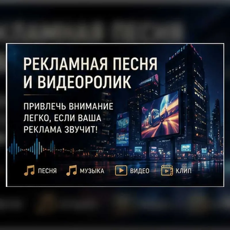 Песни и видео для рекламы вашего бизнеса — фото 4