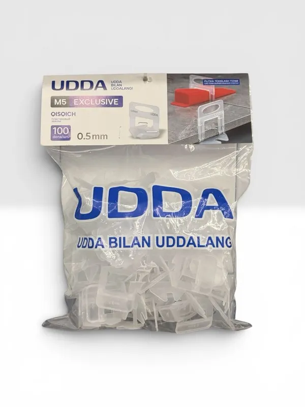 UDDA M5 Exclusive 0.5 mm plitka tekislash qisqichi 100 dona